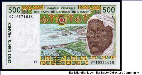 (Burkina Faso - Upper Volta)

500 Francs
Pk 310cf

Country Code -C- Banknote