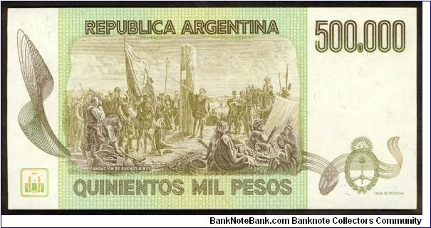 Banknote from Argentina year 1980