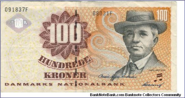 Denmark 1997 100 Kr.
Special thanks to Agustinus Mangampa and Adelina Silalahi Banknote