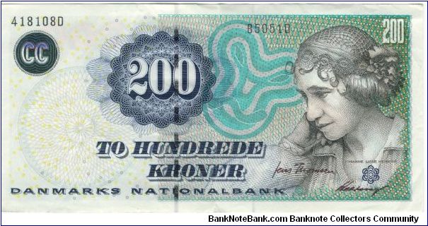 Denmark 2004 200 Kr Banknote