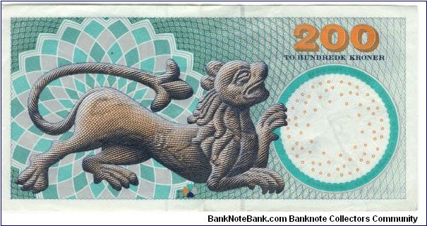 Banknote from Denmark year 2004
