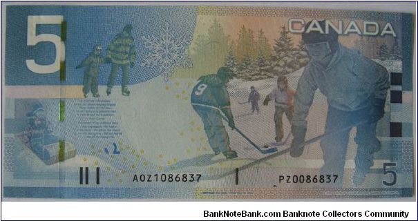 Banknote from Canada year 2006