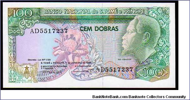 100 Dobras
Pk 60 Banknote