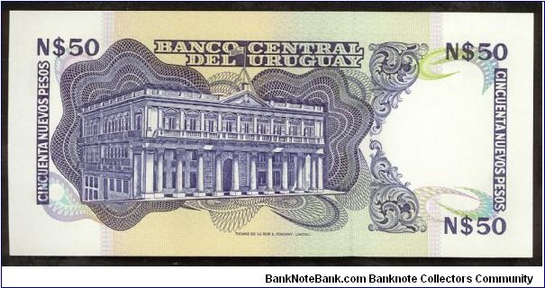Banknote from Uruguay year 1988