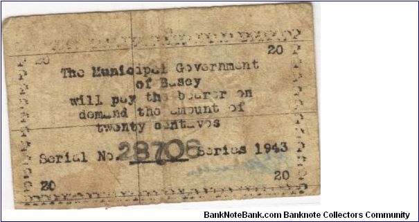 Banknote from Philippines year 1943