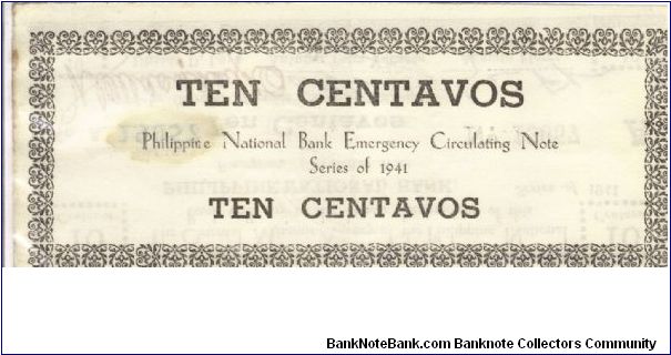 Banknote from Philippines year 1941