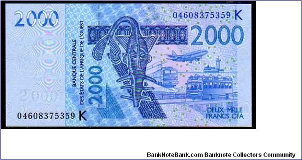(Senegal)

2000 Francs
Pk 716Ka

Country Code -K- Banknote