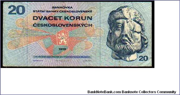 *CZECHOSLOVAKIA*
_________________

20 Korun
Pk 92
----------------- Banknote