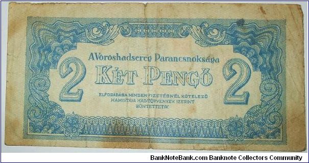 2 pengo soviet ocupation Banknote