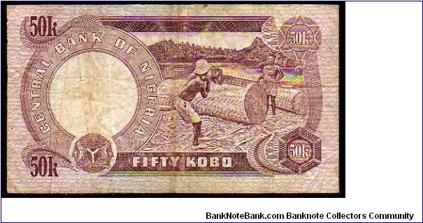 Banknote from Nigeria year 1978