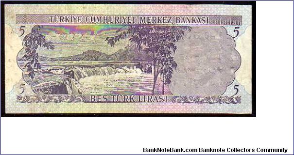 Banknote from Turkey year 1976