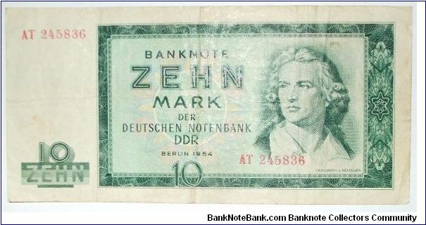 10 marks RDG Banknote