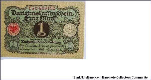 1 mark Banknote