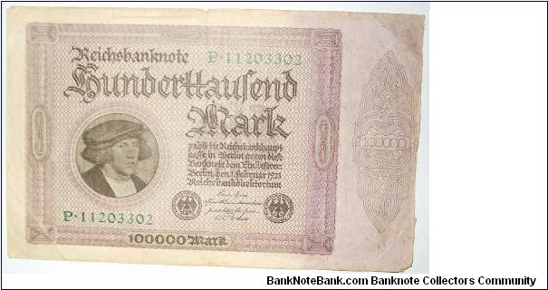 100000 marks Banknote