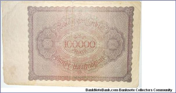 Banknote from Germany year 1922