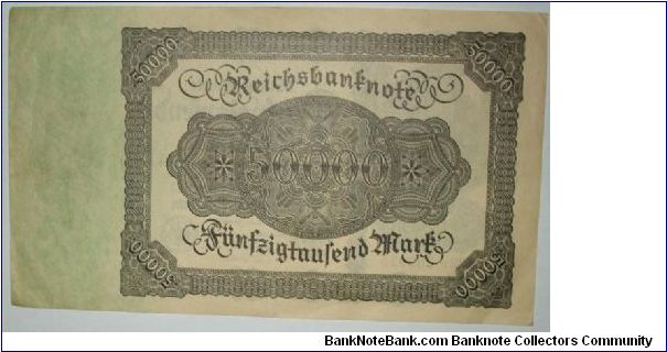 Banknote from Germany year 1922