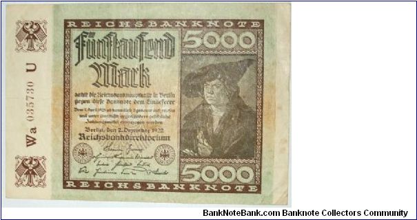 5000 mark Banknote