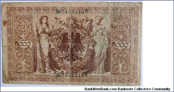 Banknote from Germany year 1910