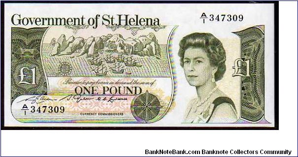 (St.Helena)

1 Pound
Pk 9a Banknote