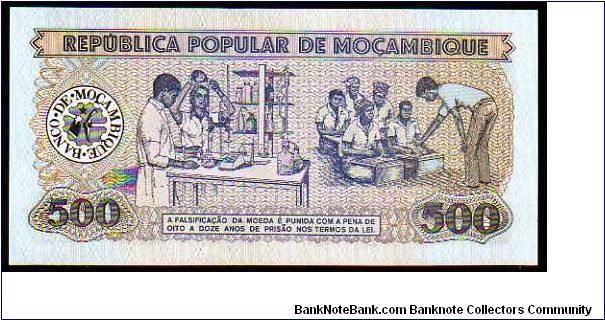 Banknote from Mozambique year 1983