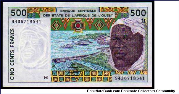 (Niger)

500 Francs
Pk 610Hd

Country Code -H- Banknote