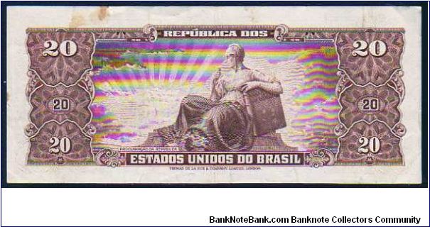 Banknote from Brazil year 1955