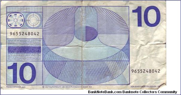 Banknote from Netherlands year 1968