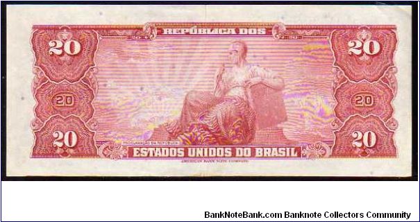 Banknote from Brazil year 1961
