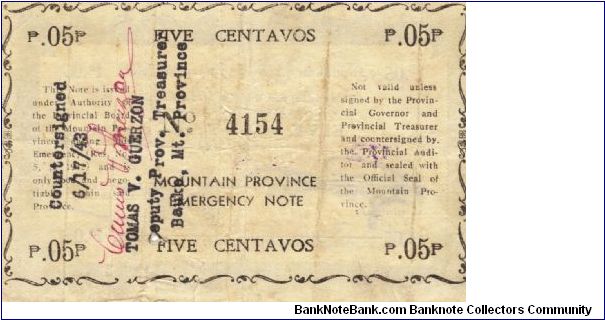 Banknote from Philippines year 1942