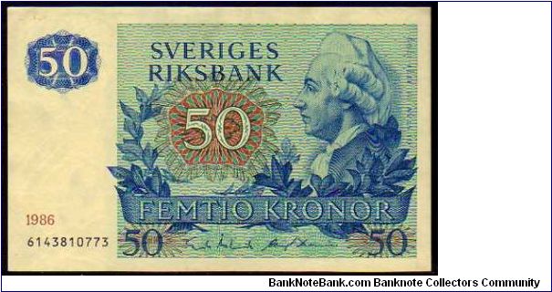 50 Kronor
Pk 53d Banknote