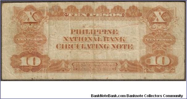 Banknote from Philippines year 1937