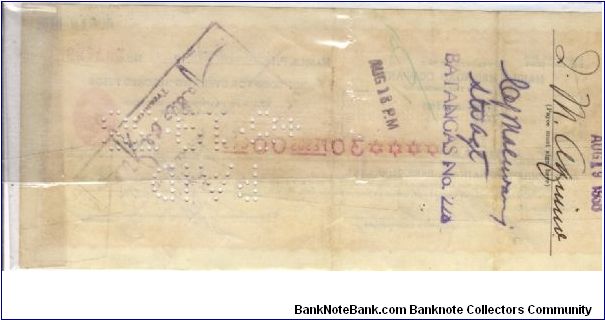 Banknote from Philippines year 1938