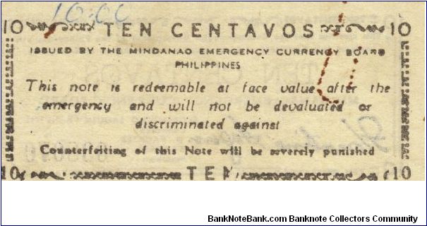 Banknote from Philippines year 1945