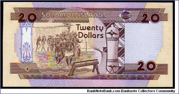 Banknote from Solomon Islands year 1996