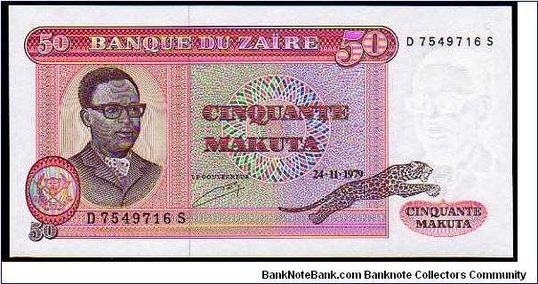*ZAIRE*___

50 Makuta__
Pk 17a Banknote