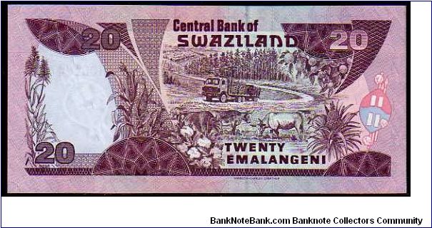 Banknote from Swaziland year 1998