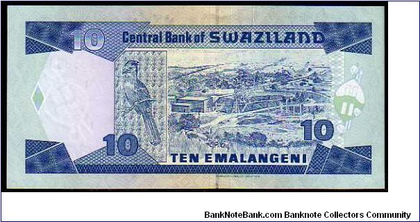 Banknote from Swaziland year 1995