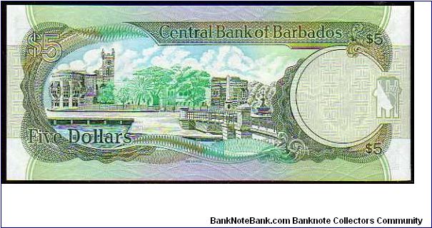 Banknote from Barbados year 2000