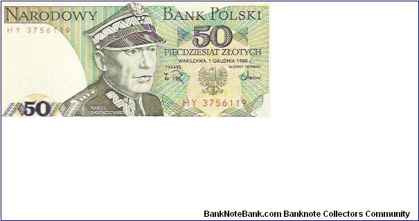 50 ZLOTYCH
HY3756119

P # 142C Banknote