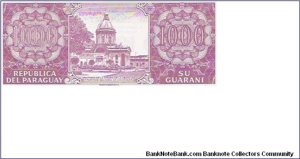 Banknote from Paraguay year 1998