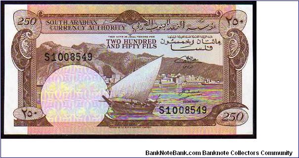 *DEMOCRATIC REPUBLIC*
__________________

250 Fils

Pk 1b Banknote