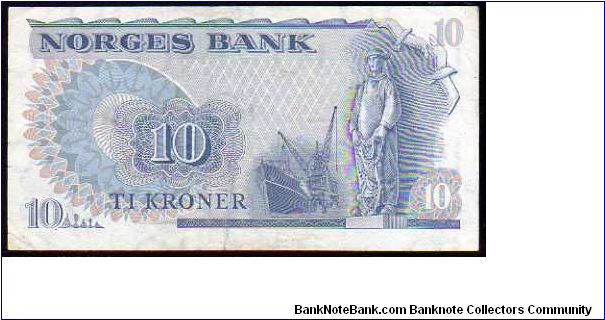 Banknote from Norway year 1977