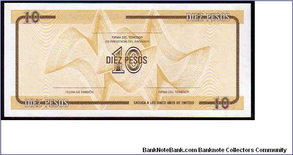 Banknote from Cuba year 1985