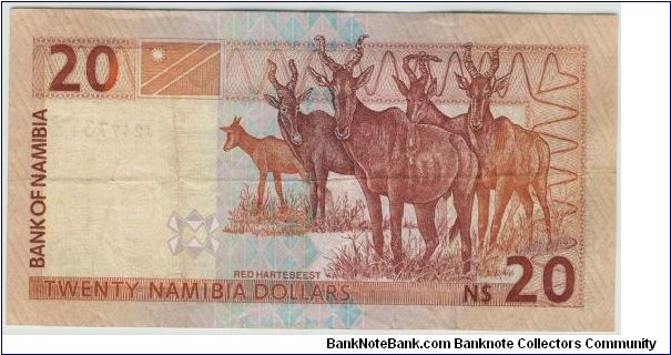 Banknote from Namibia year 2002