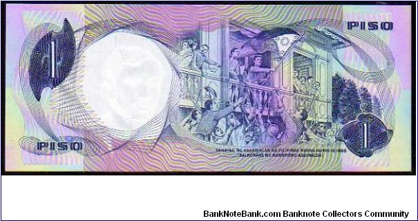 Banknote from Philippines year 1969