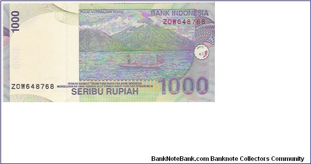 NEW 2006 ISSUE
1000 RUPIAH
ZOW648768 Banknote