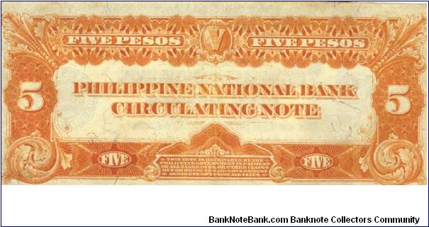Banknote from Philippines year 1921