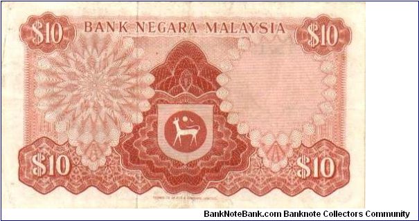 Banknote from Malaysia year 1967