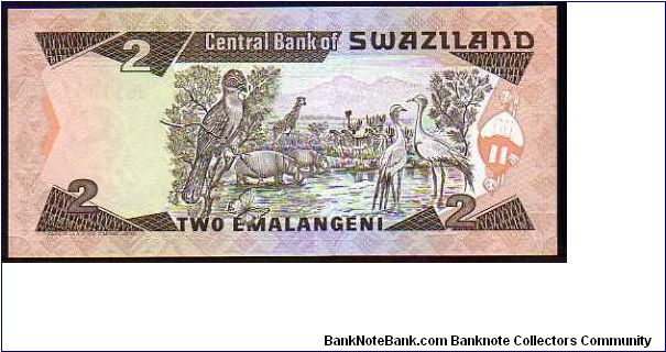 Banknote from Swaziland year 1987