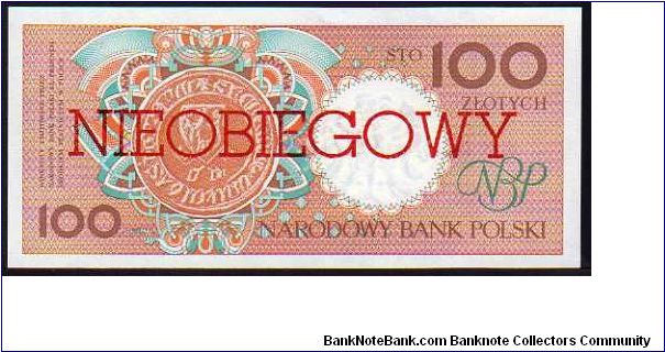 Banknote from Poland year 1990